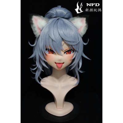 (NFD041)Customize Handmade Crossdress Full Head Female/Girl Resin Japanese Cartoon Character Animego Cosplay Kigurumi Mask